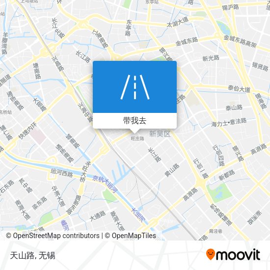 天山路地图