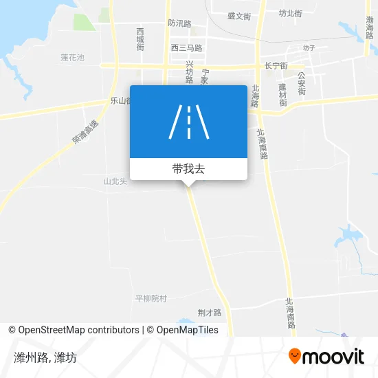 潍州路地图