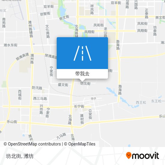 坊北街地图