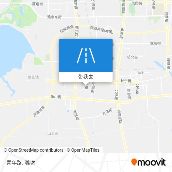 青年路地图
