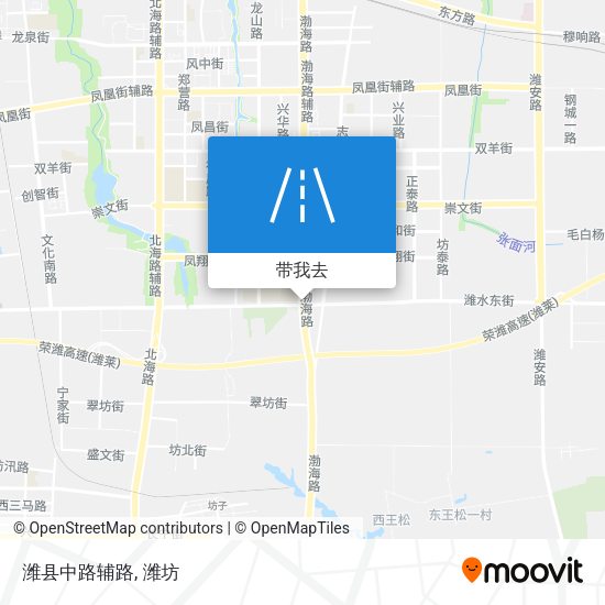 潍县中路辅路地图