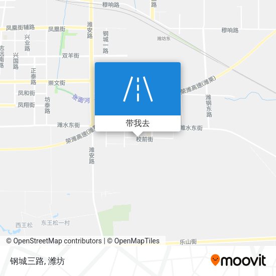 钢城三路地图