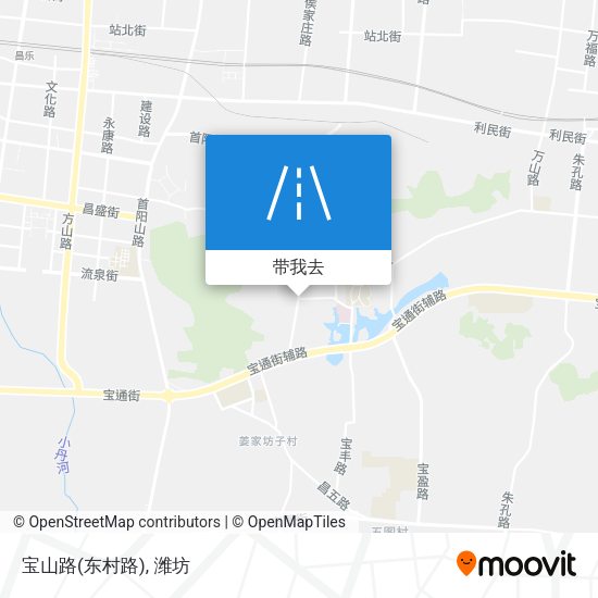 宝山路(东村路)地图