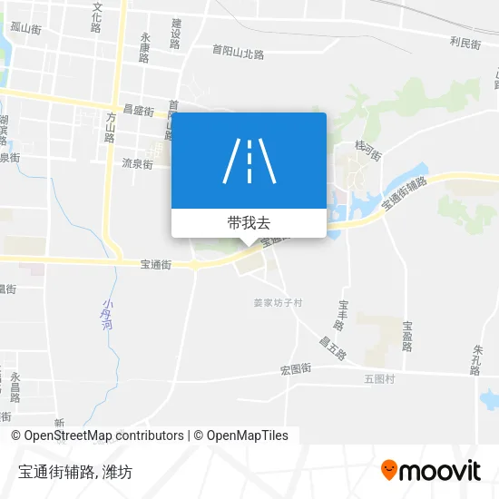 宝通街辅路地图