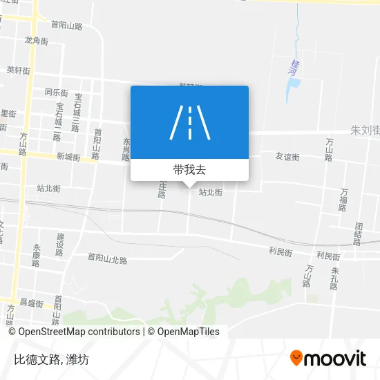 比德文路地图
