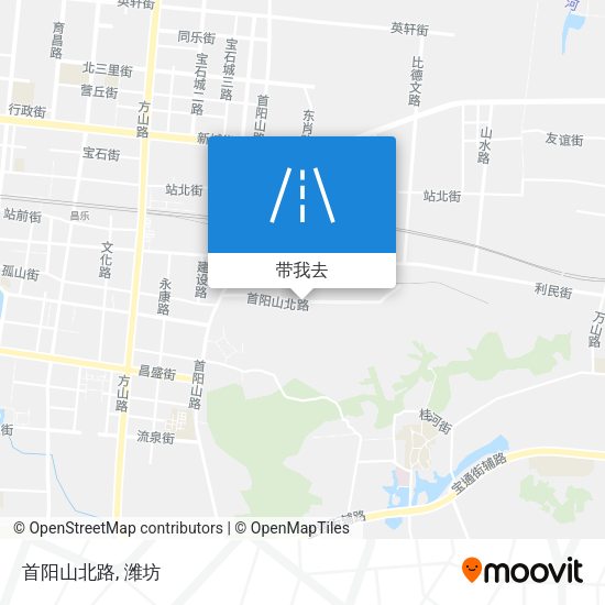 首阳山北路地图