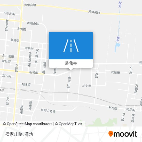 侯家庄路地图