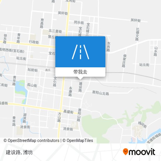 建设路地图