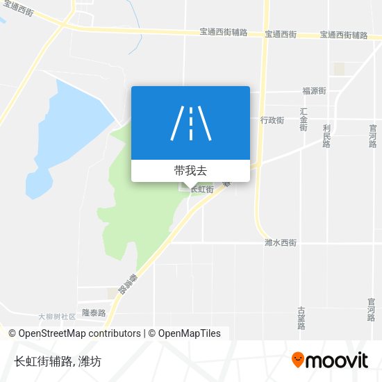 长虹街辅路地图