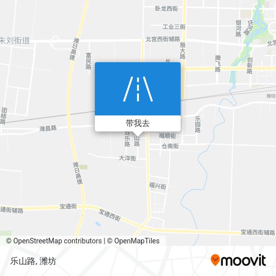 乐山路地图