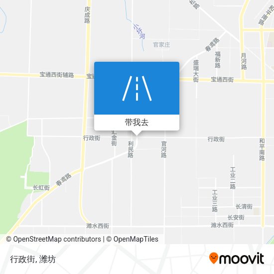 行政街地图