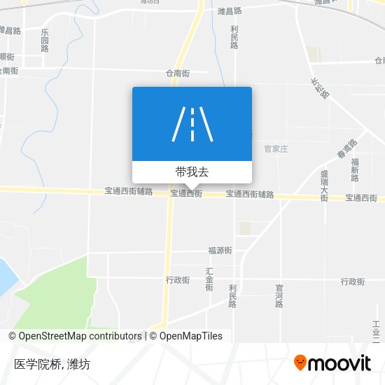 医学院桥地图