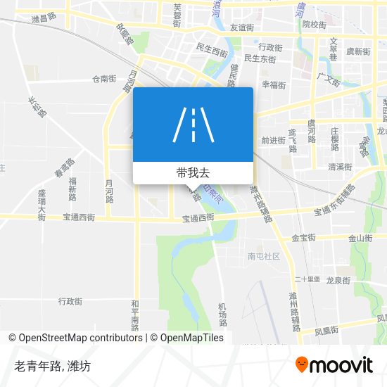 老青年路地图