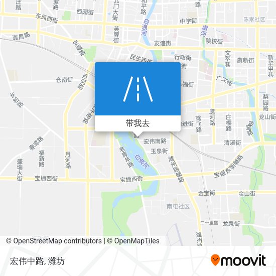 宏伟中路地图