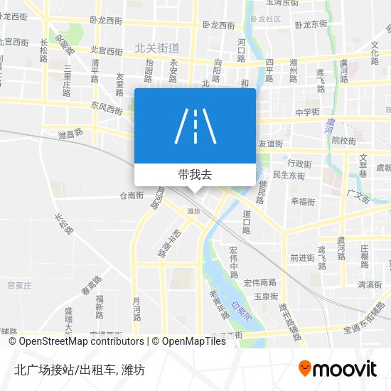 北广场接站/出租车地图