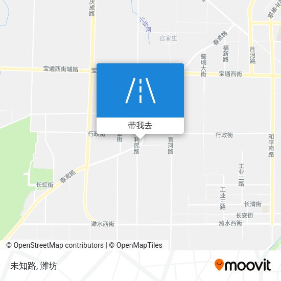 未知路地图