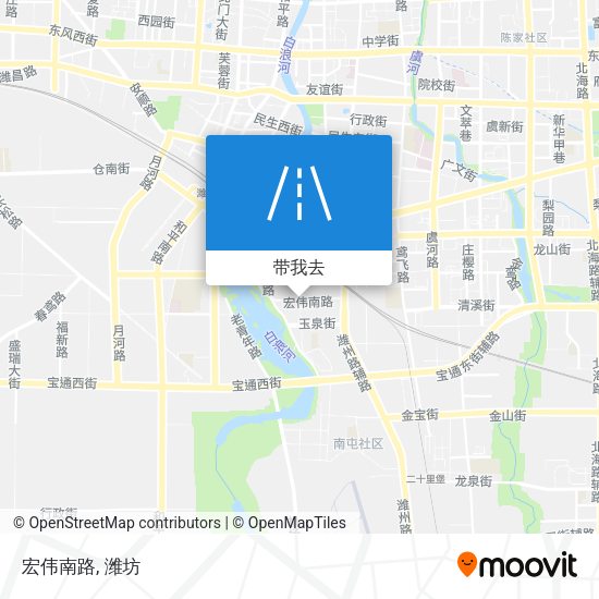 宏伟南路地图
