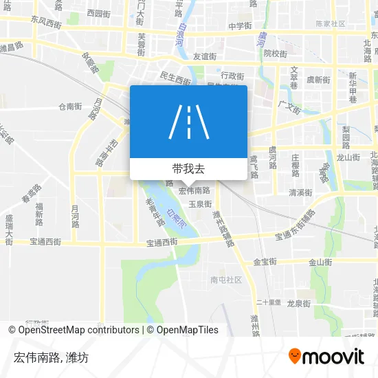 宏伟南路地图