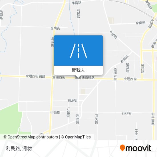 利民路地图