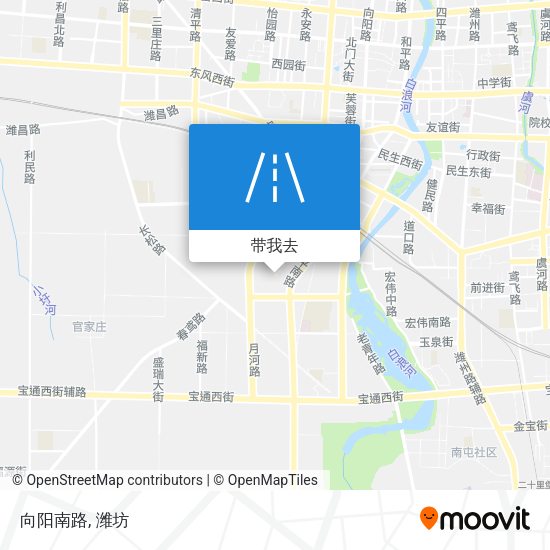 向阳南路地图