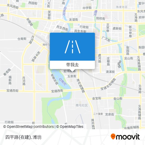 四平路(在建)地图