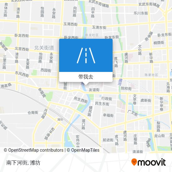 南下河街地图