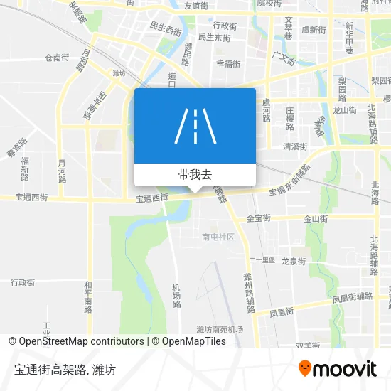 宝通街高架路地图