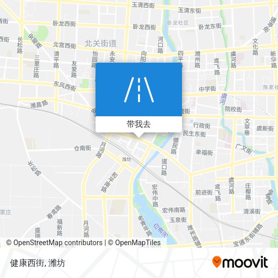 健康西街地图