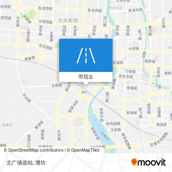 北广场送站地图