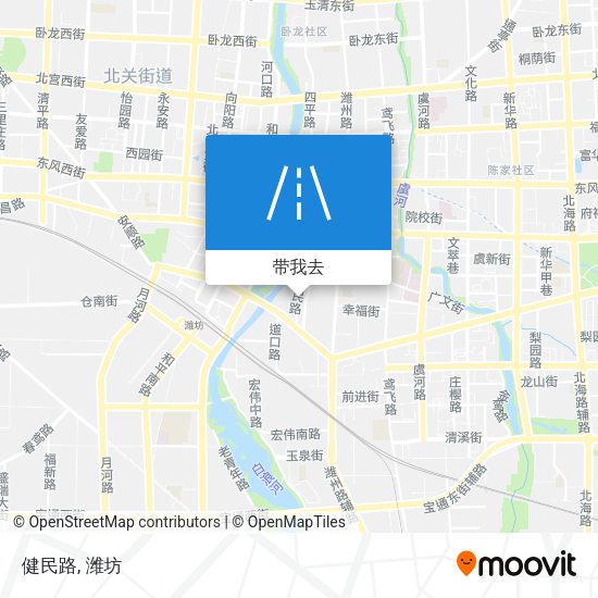 健民路地图