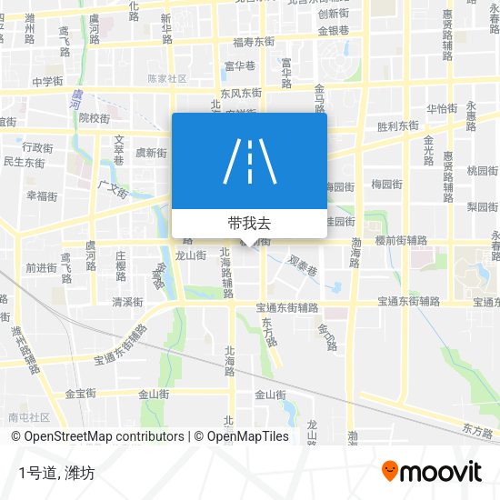 1号道地图