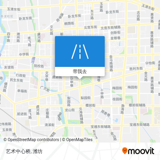 艺术中心桥地图