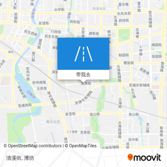 清溪街地图