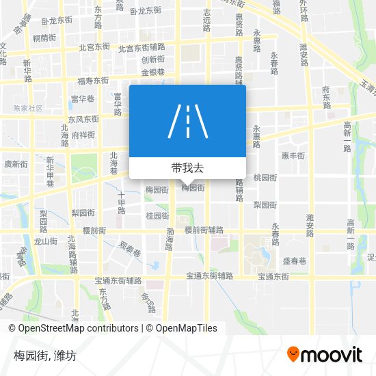 梅园街地图