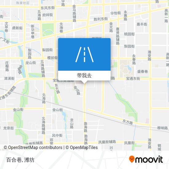 百合巷地图