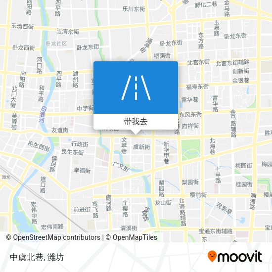 中虞北巷地图