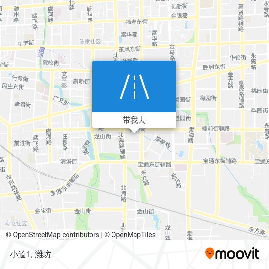 小道1地图