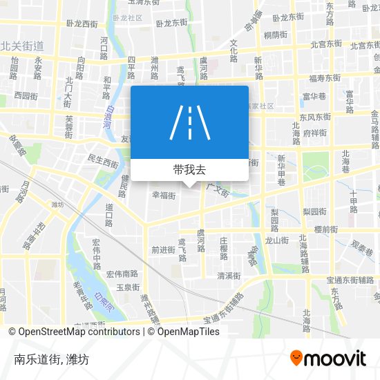 南乐道街地图