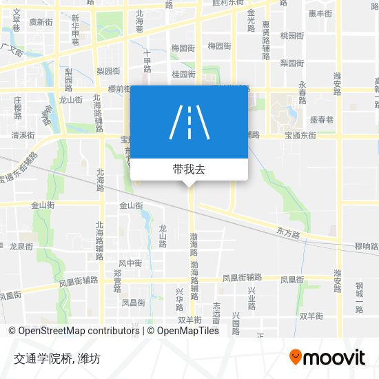 交通学院桥地图