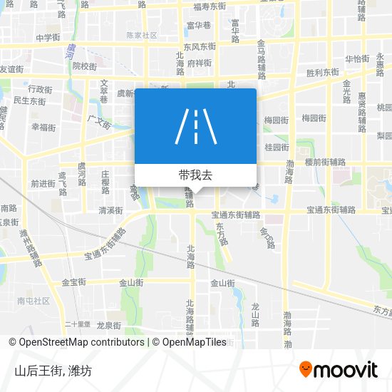 山后王街地图