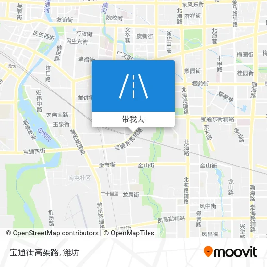 宝通街高架路地图