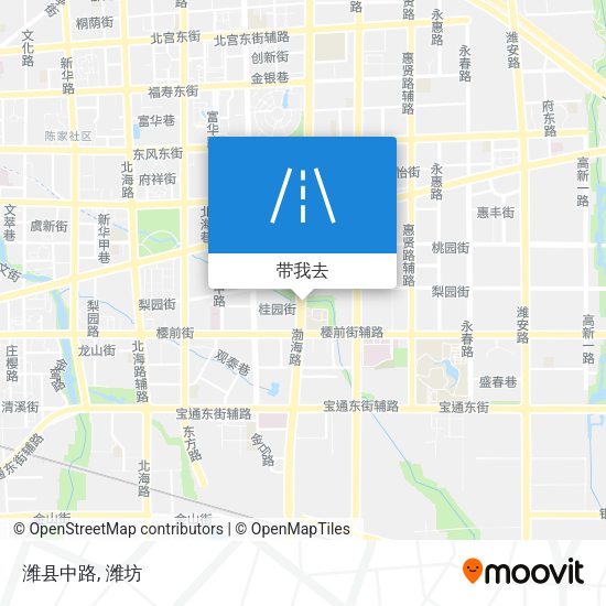 潍县中路地图