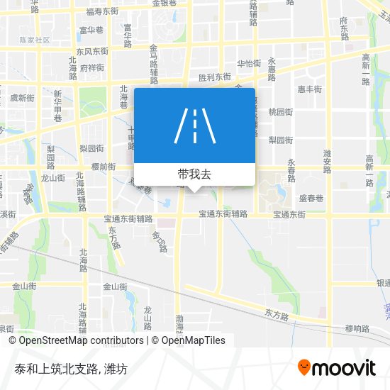 泰和上筑北支路地图