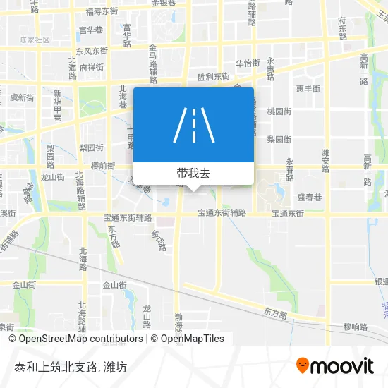 泰和上筑北支路地图