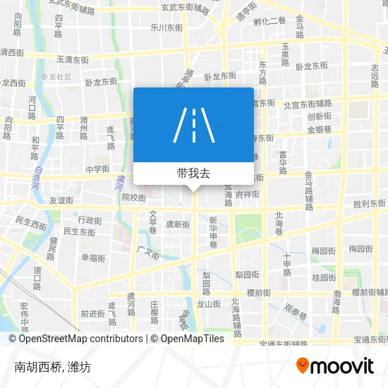 南胡西桥地图