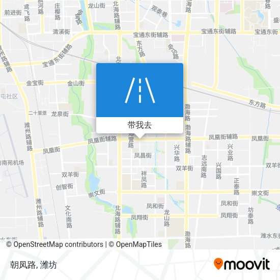 朝凤路地图