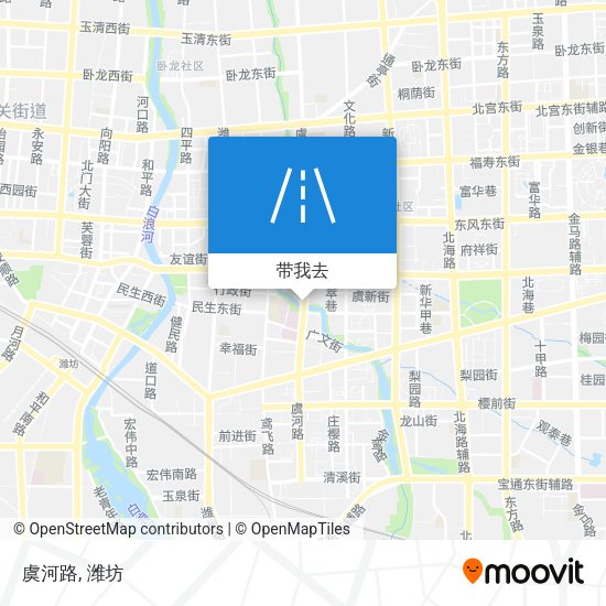 虞河路地图