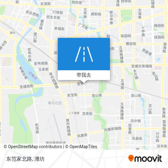 东范家北路地图
