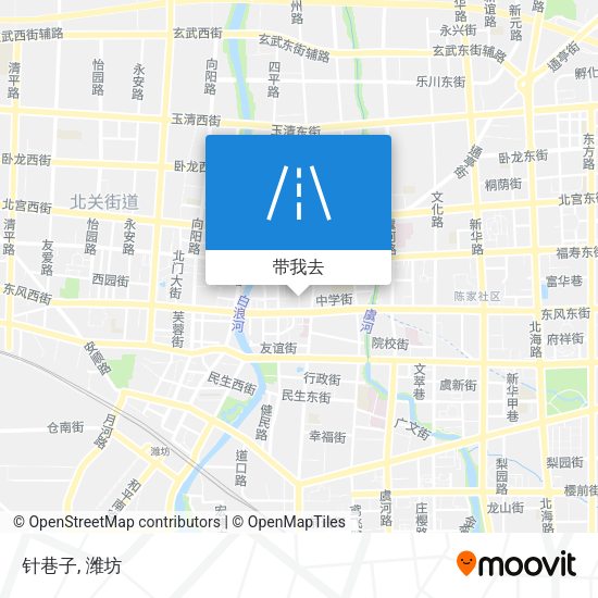 针巷子地图