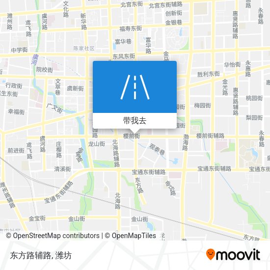 东方路辅路地图
